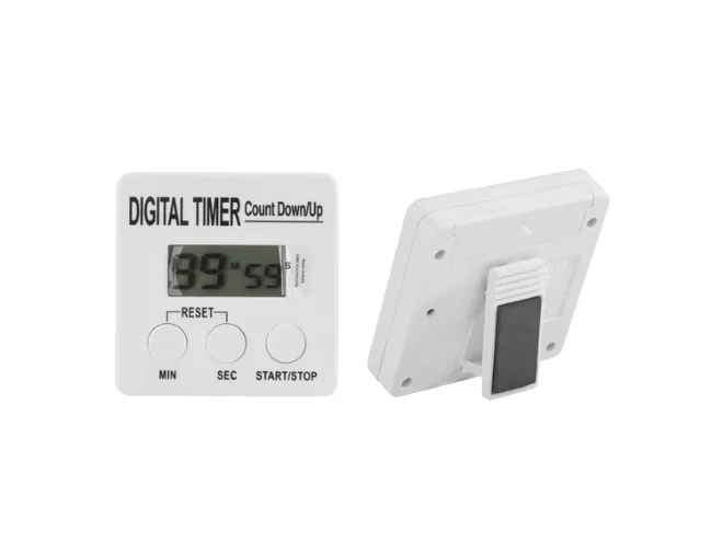Kitchen timer digital 2 timers alarm 105x70mm