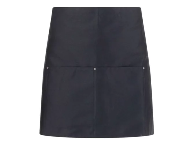Gastropro Waiters apron L45xW90cm 4 pockets black denimlook