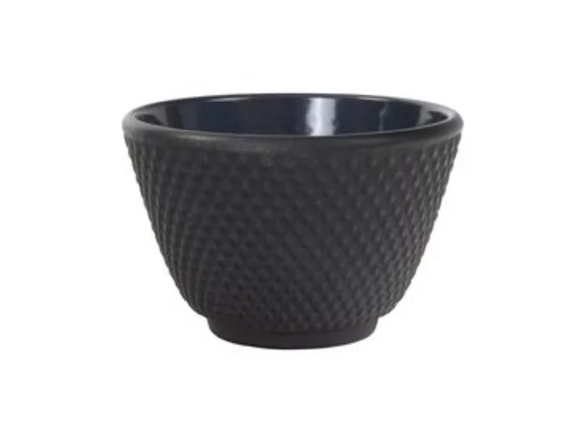Teacup cast iron 0.12l black email inside D80xH50mm 120ml