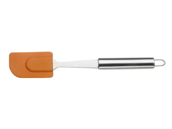 Orange lèche plat en silicon manche inox L280mm