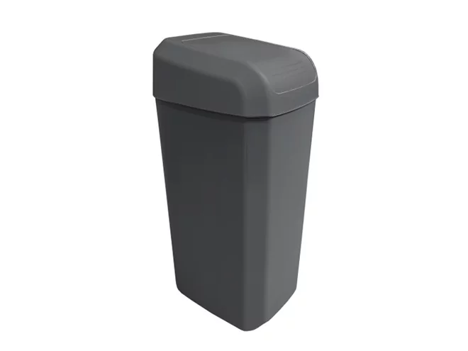 Poubelle anthracite 350x280xH645mm 45L
