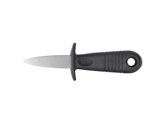 Oyster knife with plastic handle
