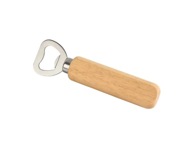 Flesopener met houten greep L140xB40mm