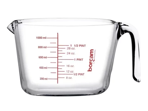 Borcam Mesure en verre 1000ml Ø164xH114mm