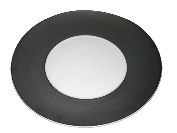Papillon Gourmet Assiette plate bord large Ø320mm noir Fin S