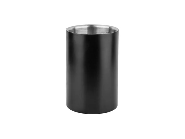 Winecooler black double wall Ø125xH200mm