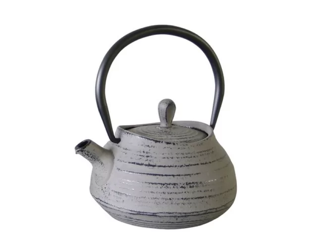 Mountain Théière fonte 0.45L gris clair émail à l'intérieur