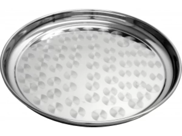 Plateau de service rond inox D450mm