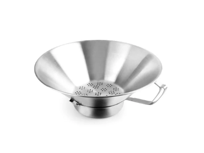 French fry dripping tray 40cm s/s, detachable drip tray