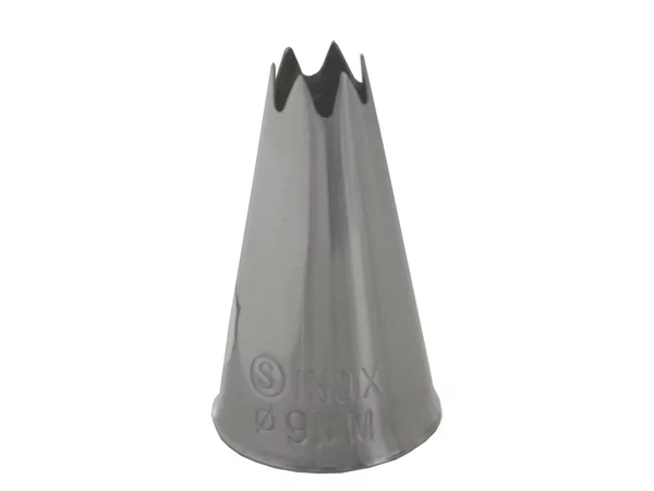 Douille inox cannelée 9mm